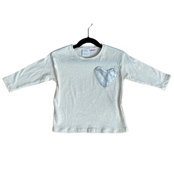 NWOT Zara Long Sleeve Top Size 9 - 12 months (Baby) - Picture 1 of 4